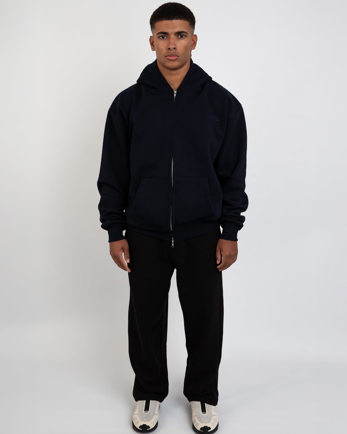 SPN_01 CORE ZIP HOOD NAVY