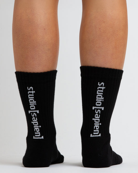 SPN_01 SPORT SOCK BLACK
