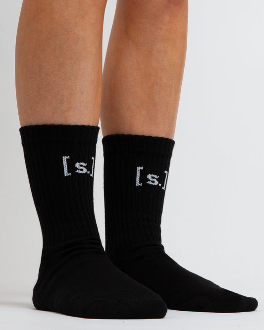 SPN_01 SPORT SOCK BLACK